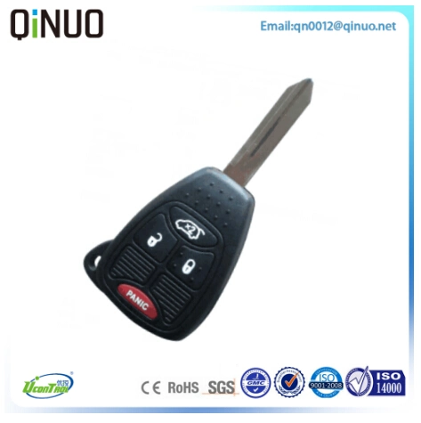 315 MHz Frequency Black Key for Chrysler, Jeep, Dodge