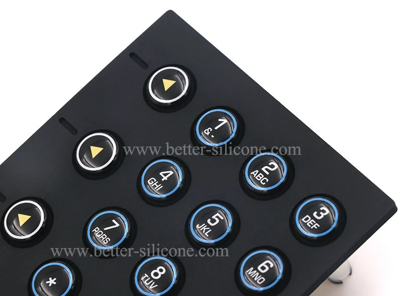 Custom Illuminated Silicone Rubber Keys/Buttons/Keyboard Keypad