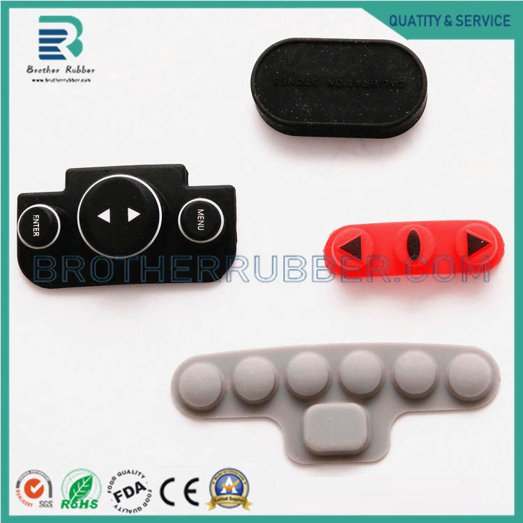 Factory Customized Silicone Keypads Buttons Conductive Electronic Button Rubber Silicone Phone Button and Key Keypads