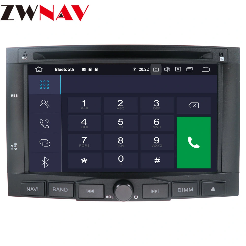 Android 10.0 4GB+64GB Car GPS Navigation for Peugeot 3008 Peugeot 5008 Car Multimedia Auto Stereo Head Unit Radio Recorder ISP
