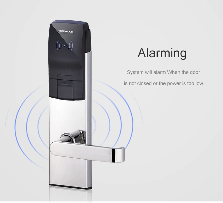 Keyplus Top Smart Swipe Key Electronic Door Handle Weatherproof Outdoor Smart Lock Mechanical Key Door Lock