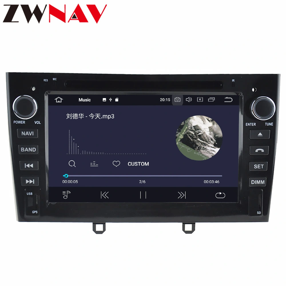 Px6 4G+64GB Android 10.0 Car Multimedia Player for Peugeot 308 Peugeot 408 Car GPS Navi Radio Navi Stereo Touch Screen Head Unit