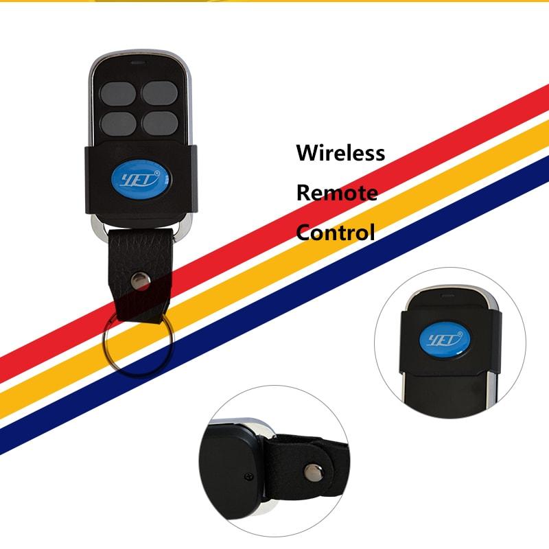 Car Alarm 4 Ways Radio Remote Transmitter Key Fob with Keychain