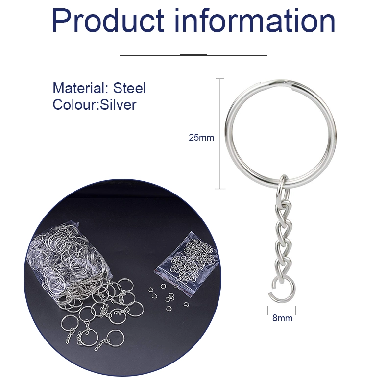 Good Material Metal Car Accessories Small Custom Ring for Key Chain Holder