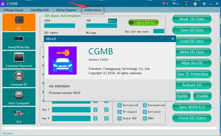 Cgdi Prog MB Benz Auto Key Programmer Support Online Password Calculation