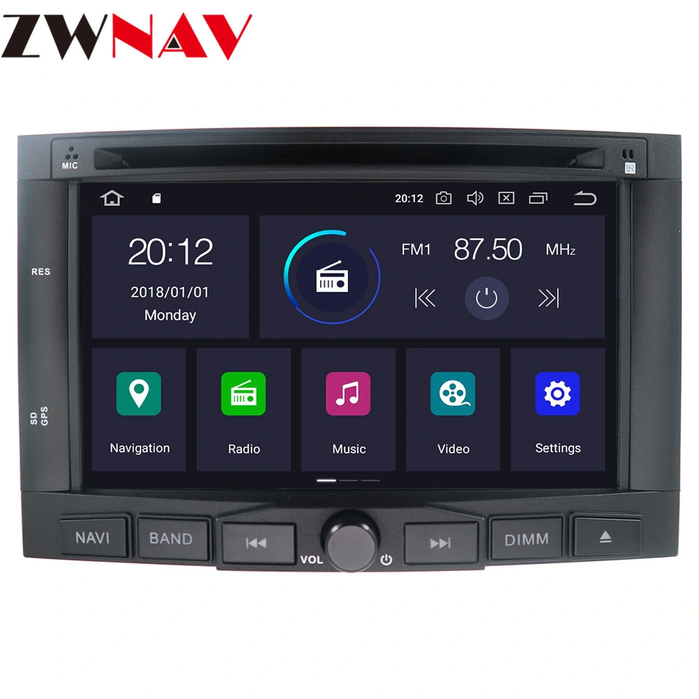 Android 10.0 4GB+64GB Car GPS Navigation for Peugeot 3008 Peugeot 5008 Car Multimedia Auto Stereo Head Unit Radio Recorder ISP