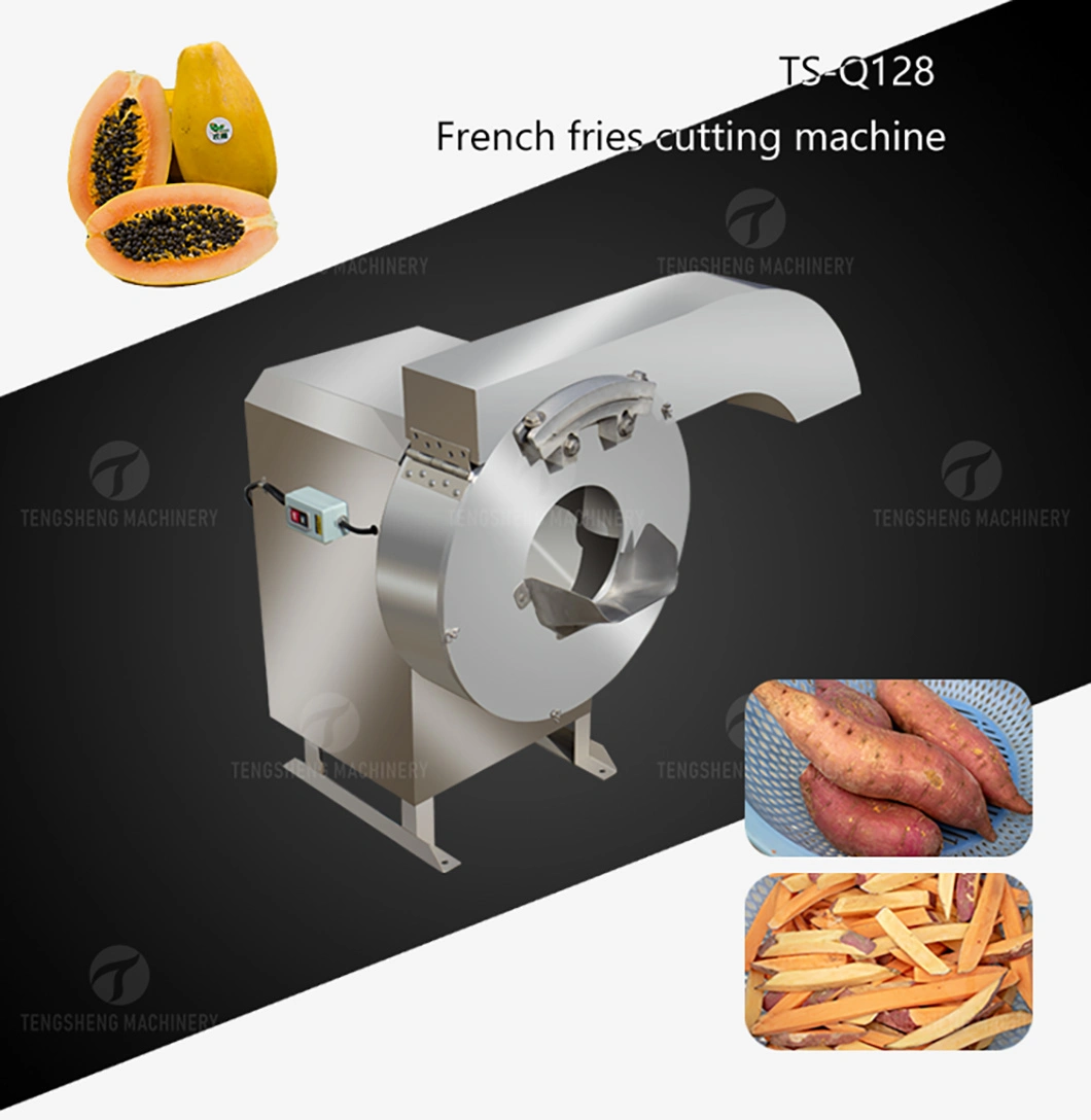 1500kg/H Automatic French Fries Cutting Machine Potato Chips Cutting Machine (TS-Q128)