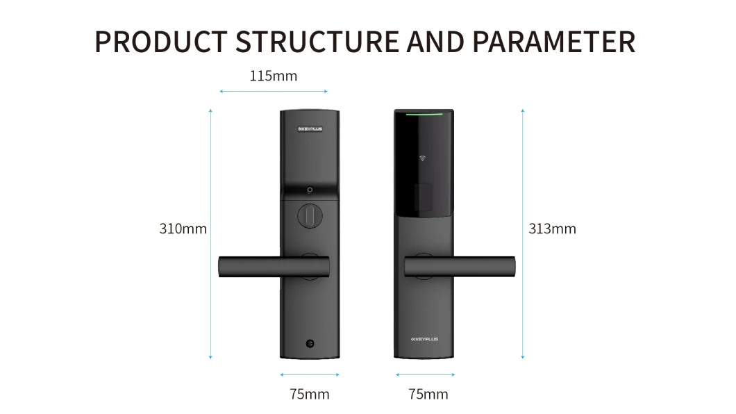 2020 New Hotel Smart Key Card Lock, Electronic Keyless Hotel Smart Key Card Door Lock System