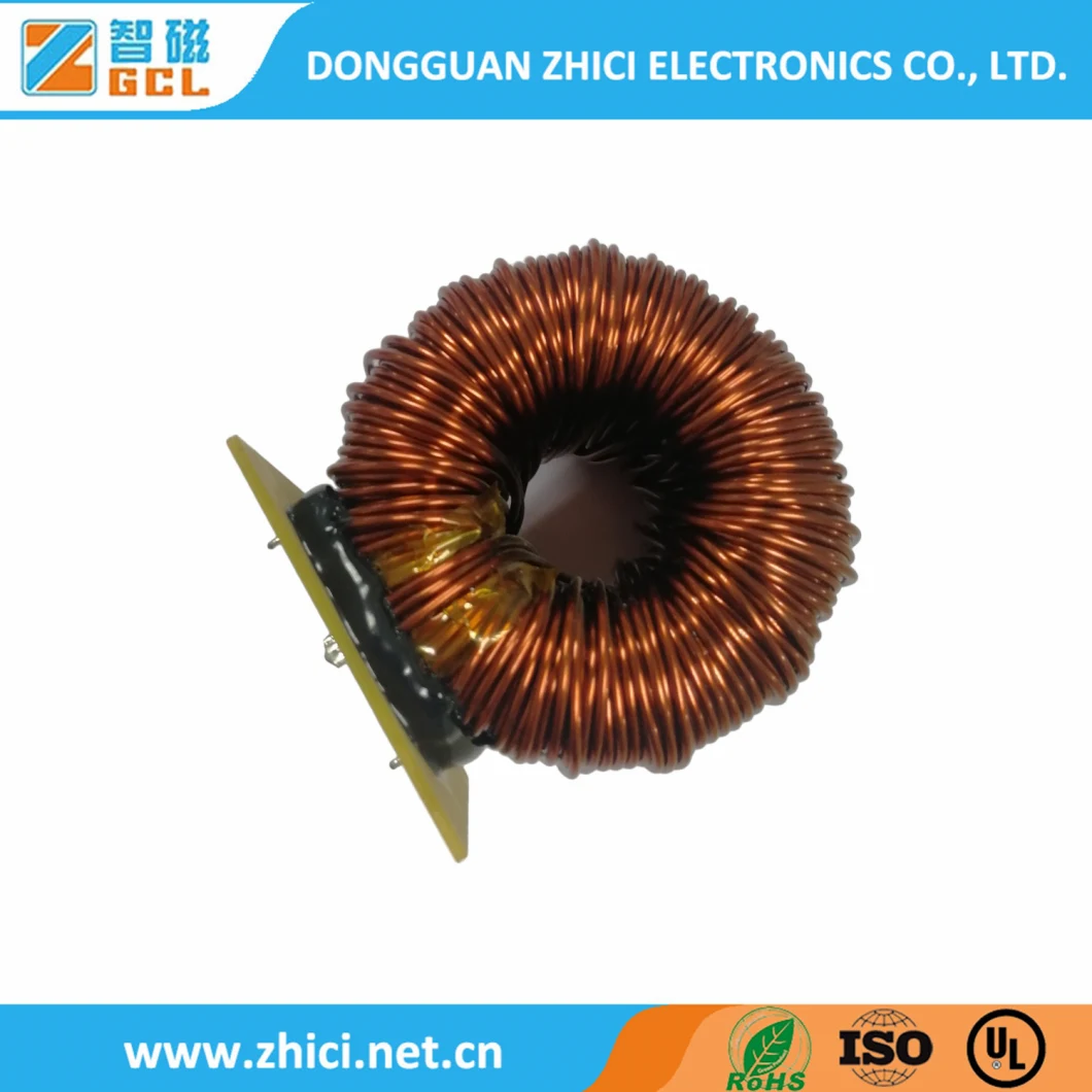 High Reliability Radial T Series Ferrite Core Coiled Inductor for Copying Machine