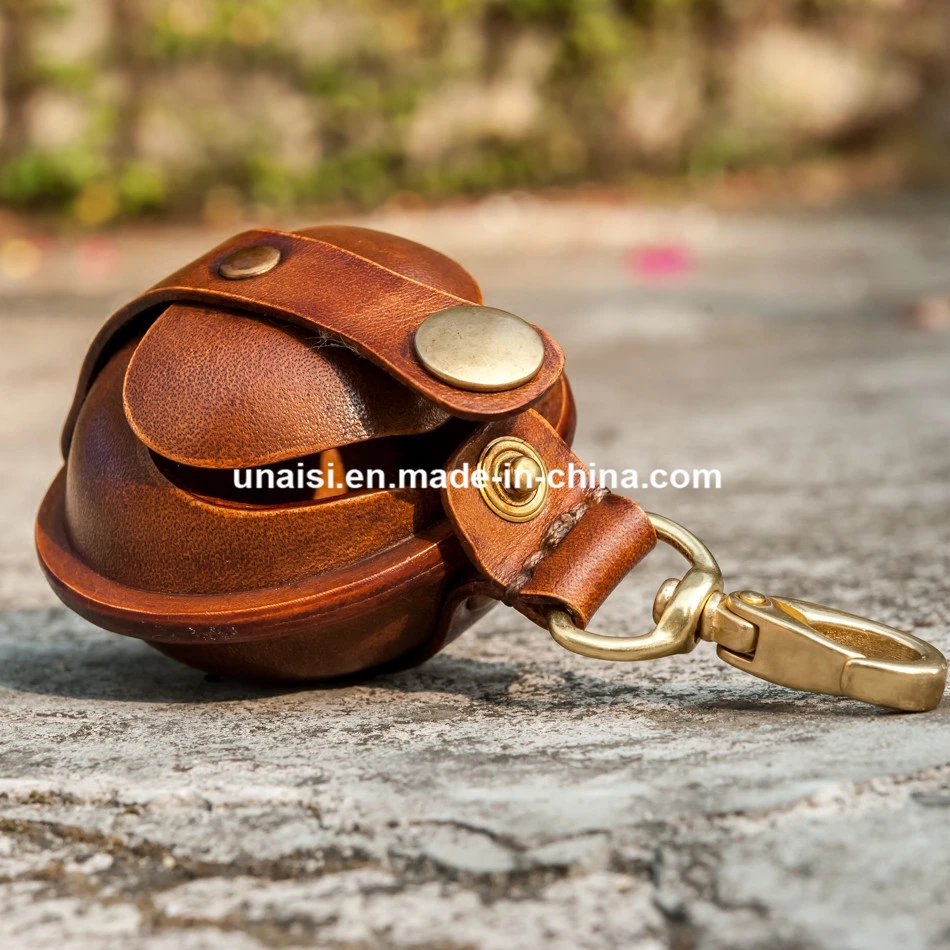 Leather Car Key Bag Change Coin Purse with Key Chain