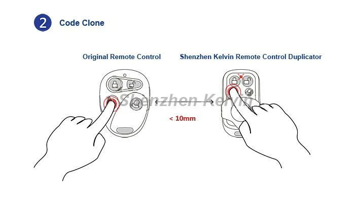 Best Price Face to Face Copy 433MHz Car Key RF Remote Control Duplicator Kl300-4k