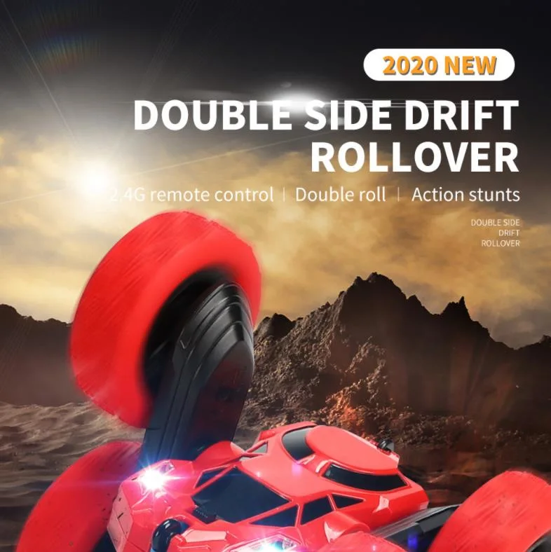 Stunt Double Sided 2.4G Remote Control Flip Lander Children Toys RC Remote Control Car