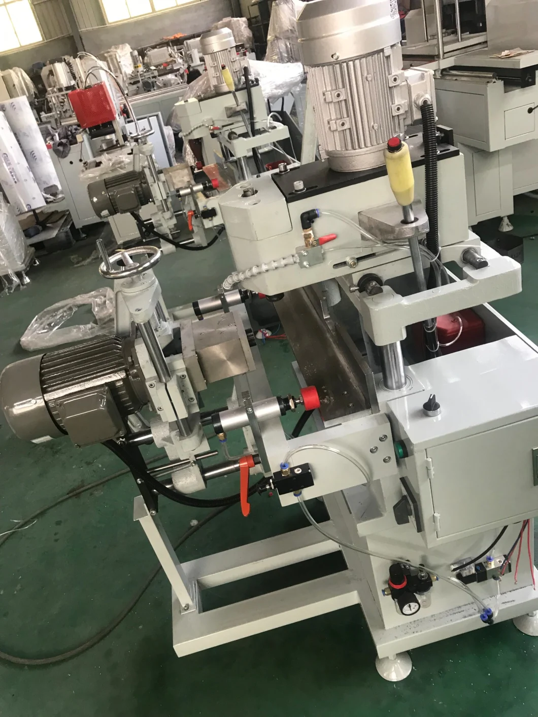 Semi Automatic Aluminum Profile Temple Copy Routing Milling and Drilling Lock Hole Machine Copy Router Machine