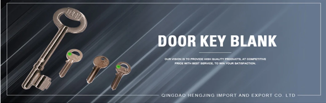 Blank Key for Door Lock with Customized Logo on Key