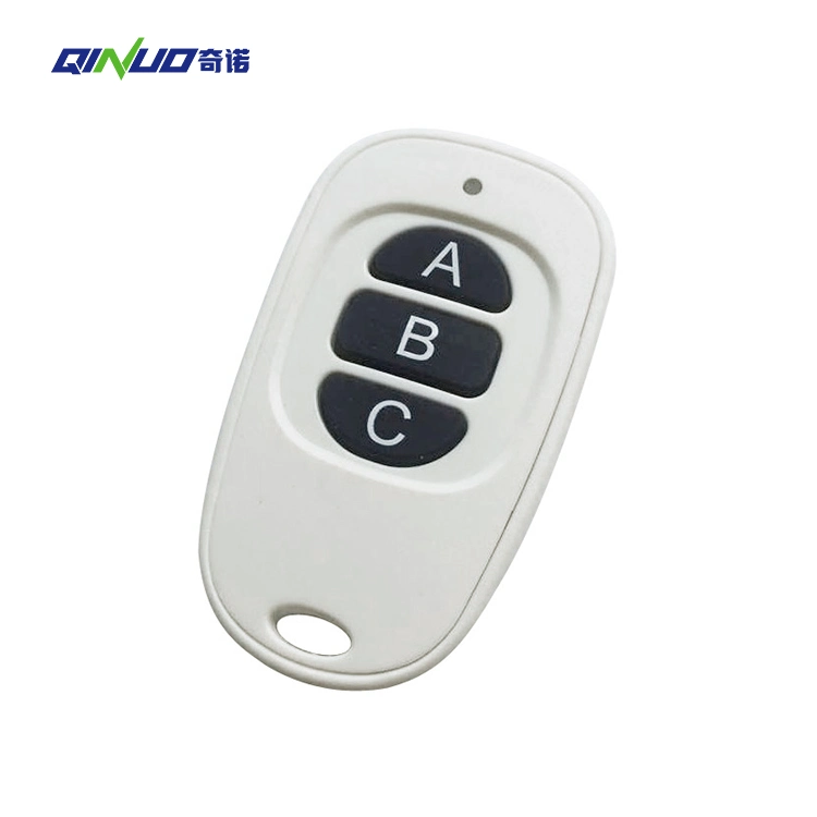 315/433MHz Metal Push Cover Universal RF Wireless Mini Remote Keyless Garage Door Universal Remote Control