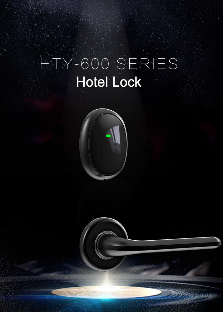 Electronic Keyless Smart Intelligent Card Key Cylinder Split Hotel Door Lock