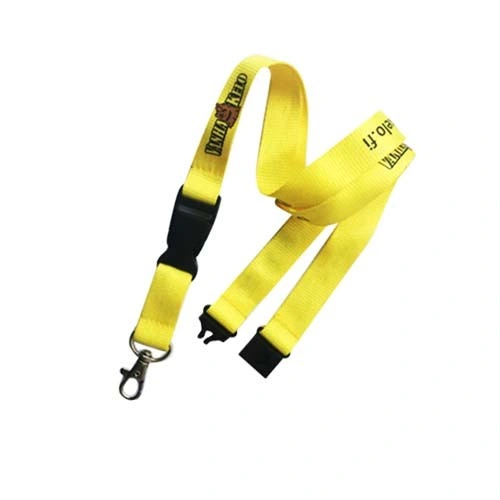 Silk-Screen Printing Polyester Cheap Personalized Lanyard for Keys