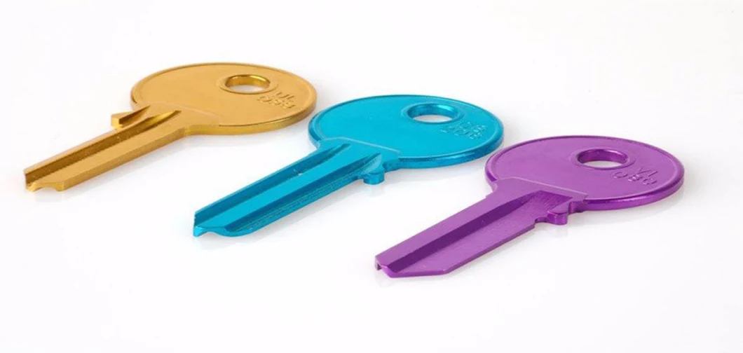 New Design China Factory Made Colorful Brass Key Blanks