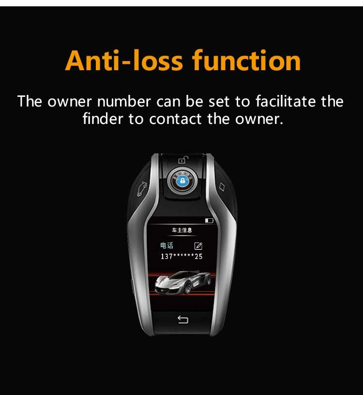 Ebay &Amazon Hot Sell Special for All Original Car Smart Key Upgrade to Digital Silver LCD Remote Key
