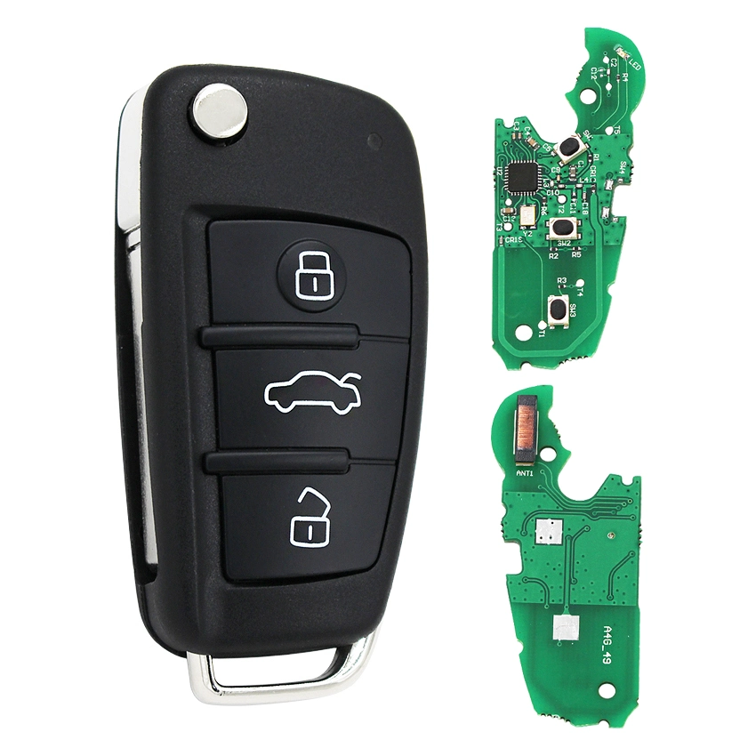 3 Button Smart Car Key Fob 315MHz 433MHz A6l Audi A3 Remote Key