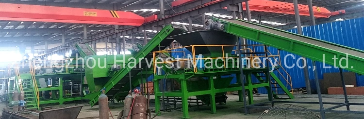 No Pollution Tire Recycling Line New Waste Tyre Cutting Machine New Rubber Tire Machine System