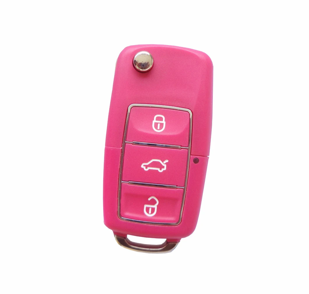 Universal New Car Key Shell Red Color