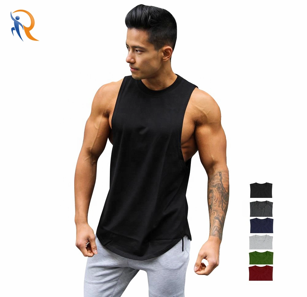Gym Fitness Bodybuilding  Muscle Drop Armhole Workout Tank Top