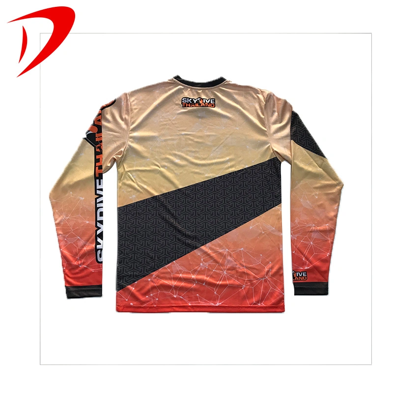 Latest Professional Sportswear Full Team Custom Sublimation Dri Fit Slim Drivingsky Shirts