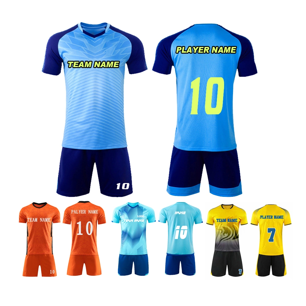 Aibort Dye Sublimation Custom Sportswear Set Team Training Football Uniforms Soccer Jerseys