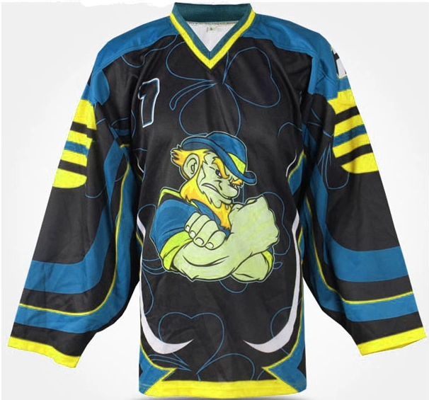 Goldleaf Custom Sublimated Ice Hockey Uniform Team with Player Design Logo Ice Hockey T Shirt, Ice Hockey Uniforms