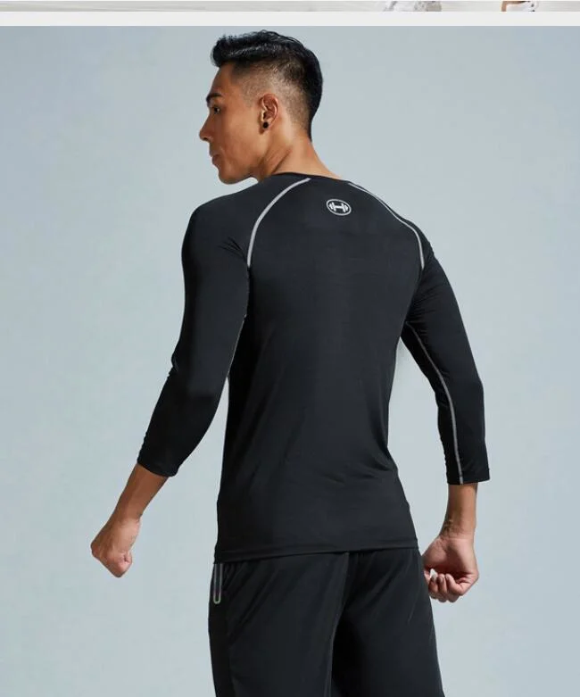 Men's Quick-Drying Clothes High Elastic Basketball Running Tracksuit Sportswear