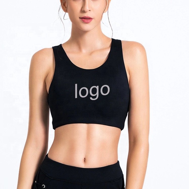 Custom Solid Sexy High Quality T Sports Bra Yoga Clothing for Women