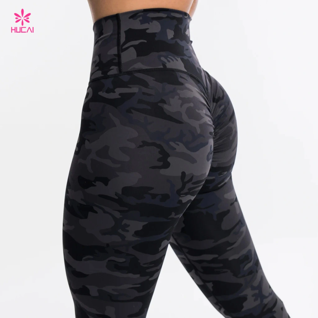 Fitness Workout Clothing Gym Wear Camo Sports Yoga Tights