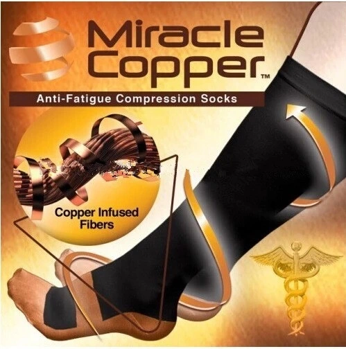 Compression Spot Copper Fiber Medical Compression Nylon Foot Socks Athletic Socks Sports Socks