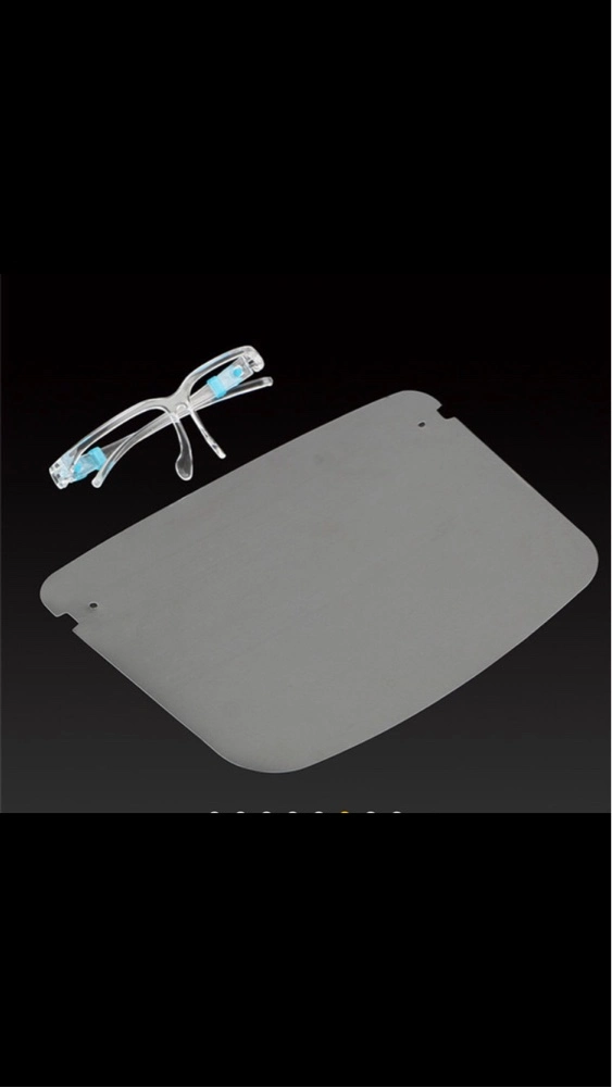 Pet Protective Safety Public Personal Use Anti-Fog Plastic Protective Face Shield Glasses with Frame