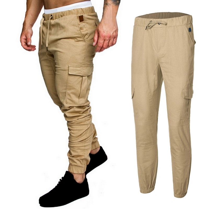 Custom High Streetwear Style Unisex Sports Pants Oversize 100% Cotton Mens Slacks