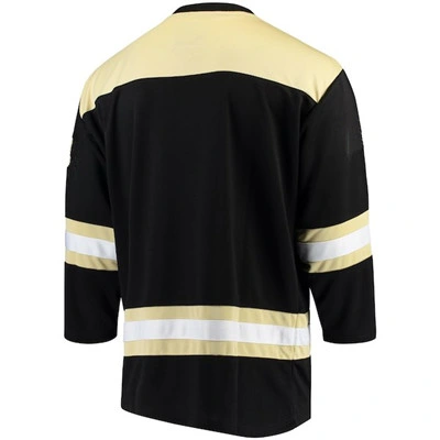 Custom Men's Black Color Team Wear Ice Hockey Jersey