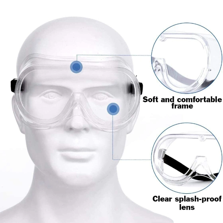 Protective Goggles, Anti-Fog Goggles Eyewear Protects Eyes From Fluids, Dust, and Various Splashes