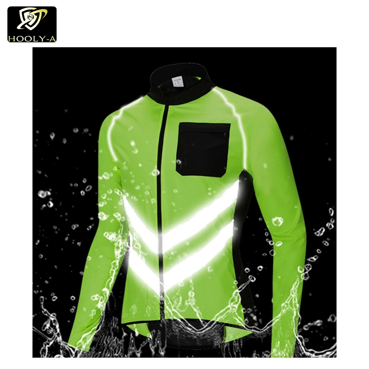 Wholesale Custom Sportswear Team PRO Blike or Running Clothing Man Safety Reflective Motorbike Cycling Jersey