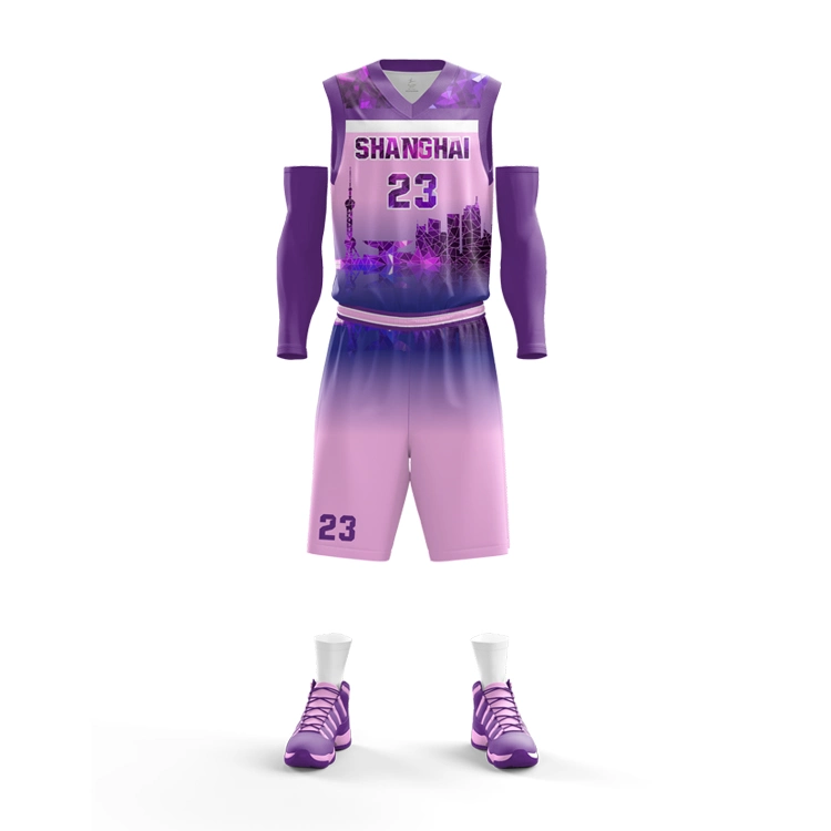 Wholesale Customize Blank Basketball Jerseys Shorts Wear New Design Custom Sublimation Basketball Jerseys