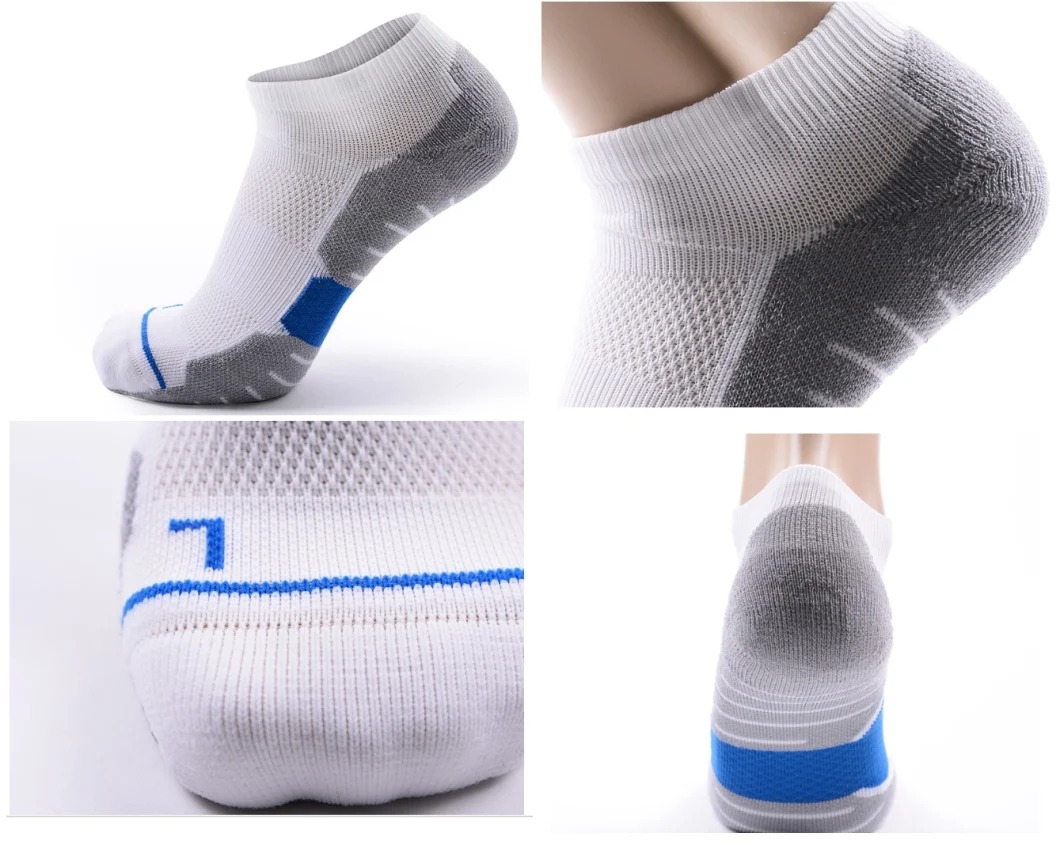 Ankle Socks Wholesale Non-Slip Sport Ankle Tennis Running Compression Cotton Custom Athletic Socks Men