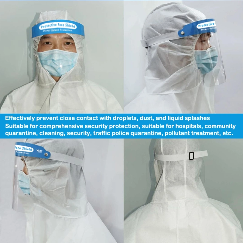 Anti-Fog Anti-Saliva Safety Outdoor Full Face Shield Visor