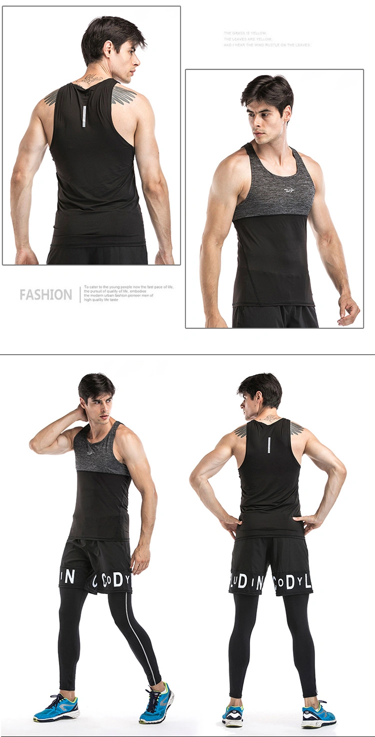 Cody Lundin Custom Male Sportswear Vest Wholesale Man's Printing Gym Tank Top