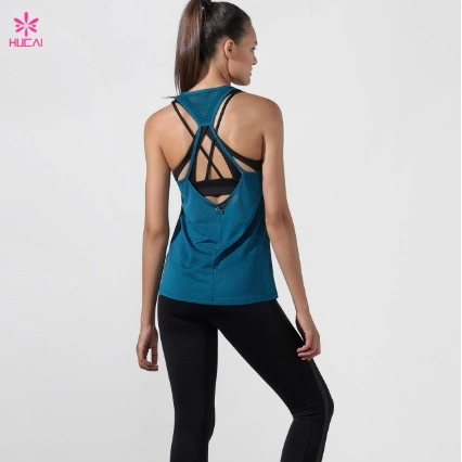 Gym Apparel Tank Top Fitness Dry Fit Running Yoga Top