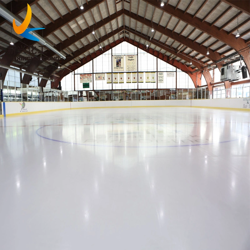 Ice Hockey Rink Export to Ukraine UHMWPE Synthetic Ice Hockey Rink for Indoor