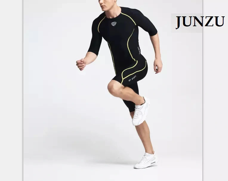 2020 Wholesale Men Sportswear Fitness Apparel Sports Clothing Gym Wear for Men Jogging Running Sports Wear Men Top Clothing