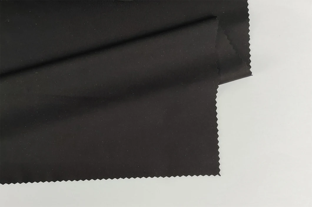 Polyester/Spandex Knitted Jersey Satin Fabric with Elastic for Sportswear/Legging/T-Shirt