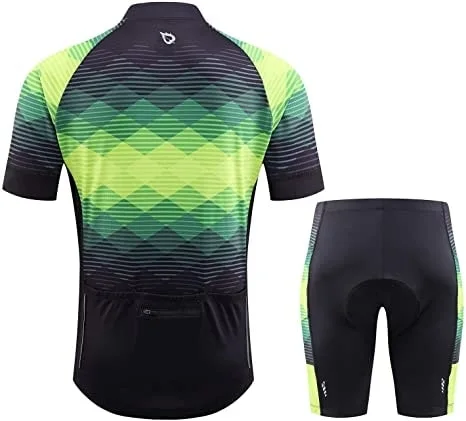 Mentrack Suit Jersey Set 4D Gel Padded Shorts Cycling Clothes Shirts Bicycle Short Sleeve Set Road Bike Sports Wear Cycling Wear