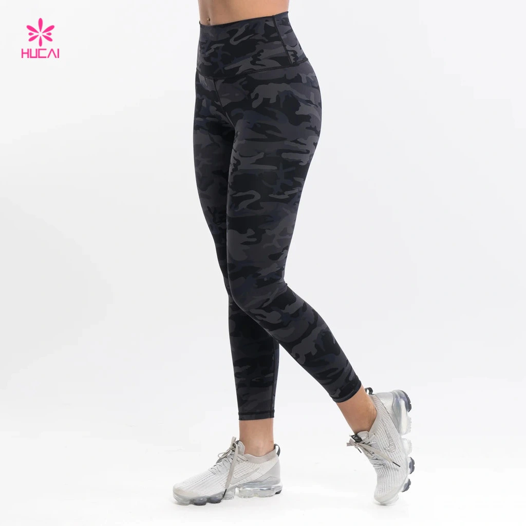 Fitness Workout Clothing Gym Wear Camo Sports Yoga Tights