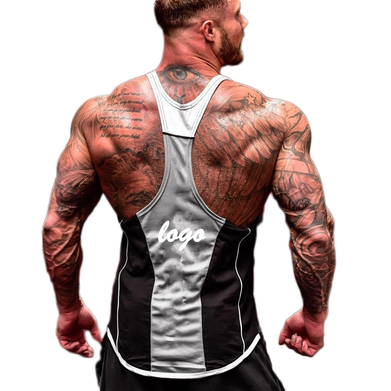 Hot Sale Cotton Muscle Bodybuilding Tank Top Workout Clothing Mens Gym Wear